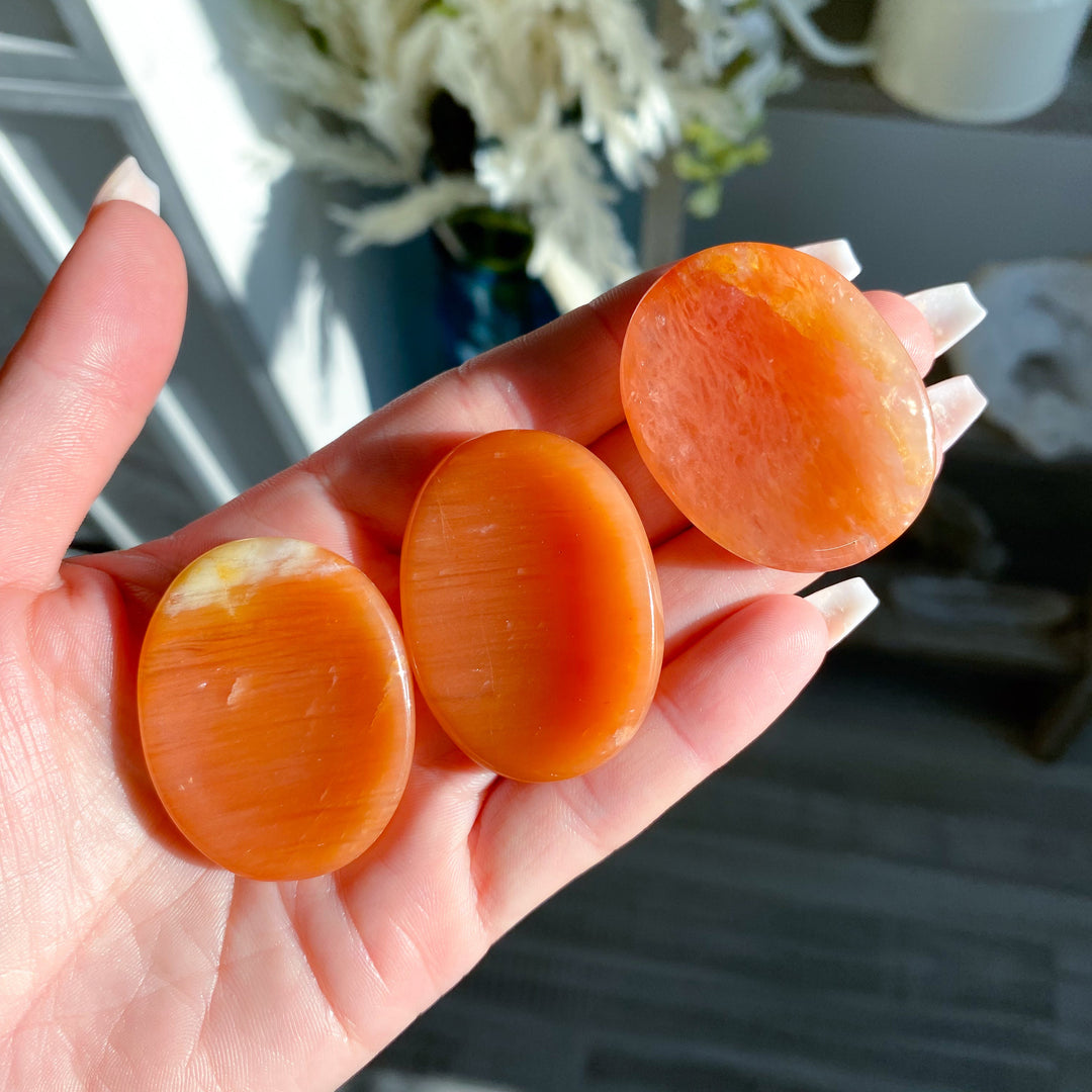 Orange Aventurine Worry Stone