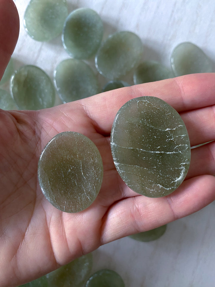 Light Green Aventurine Worry Stone