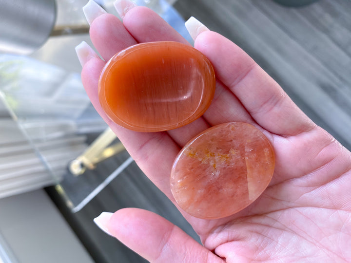 Orange Aventurine Worry Stone