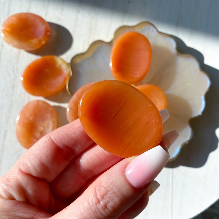 Orange Aventurine Worry Stone