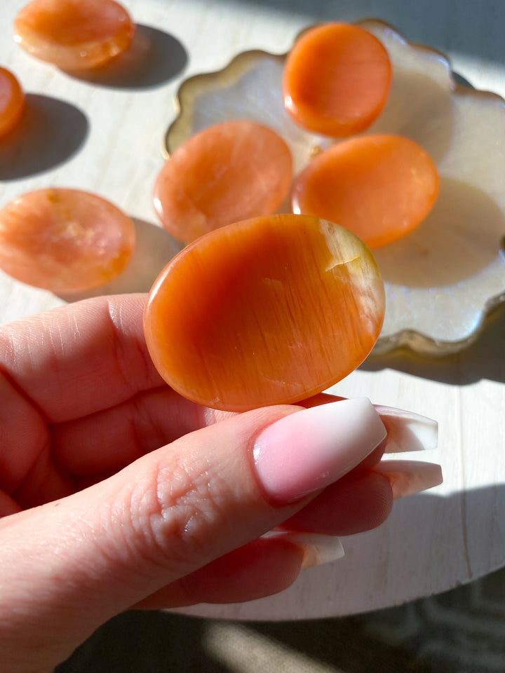 Orange Aventurine Worry Stone