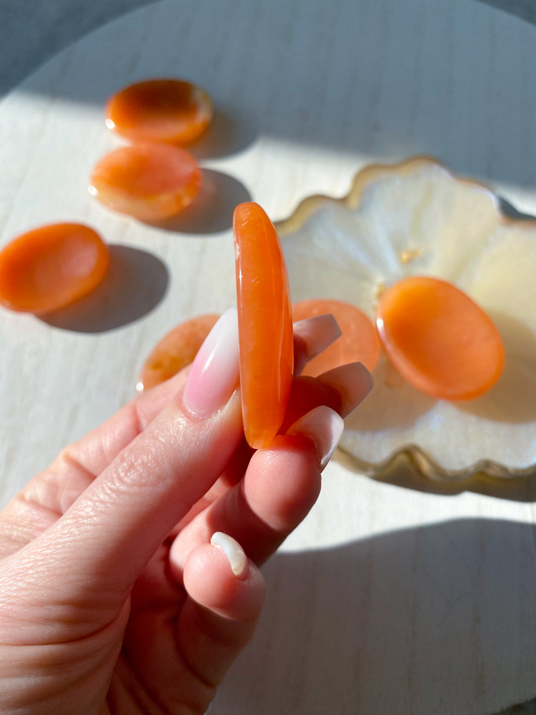Orange Aventurine Worry Stone