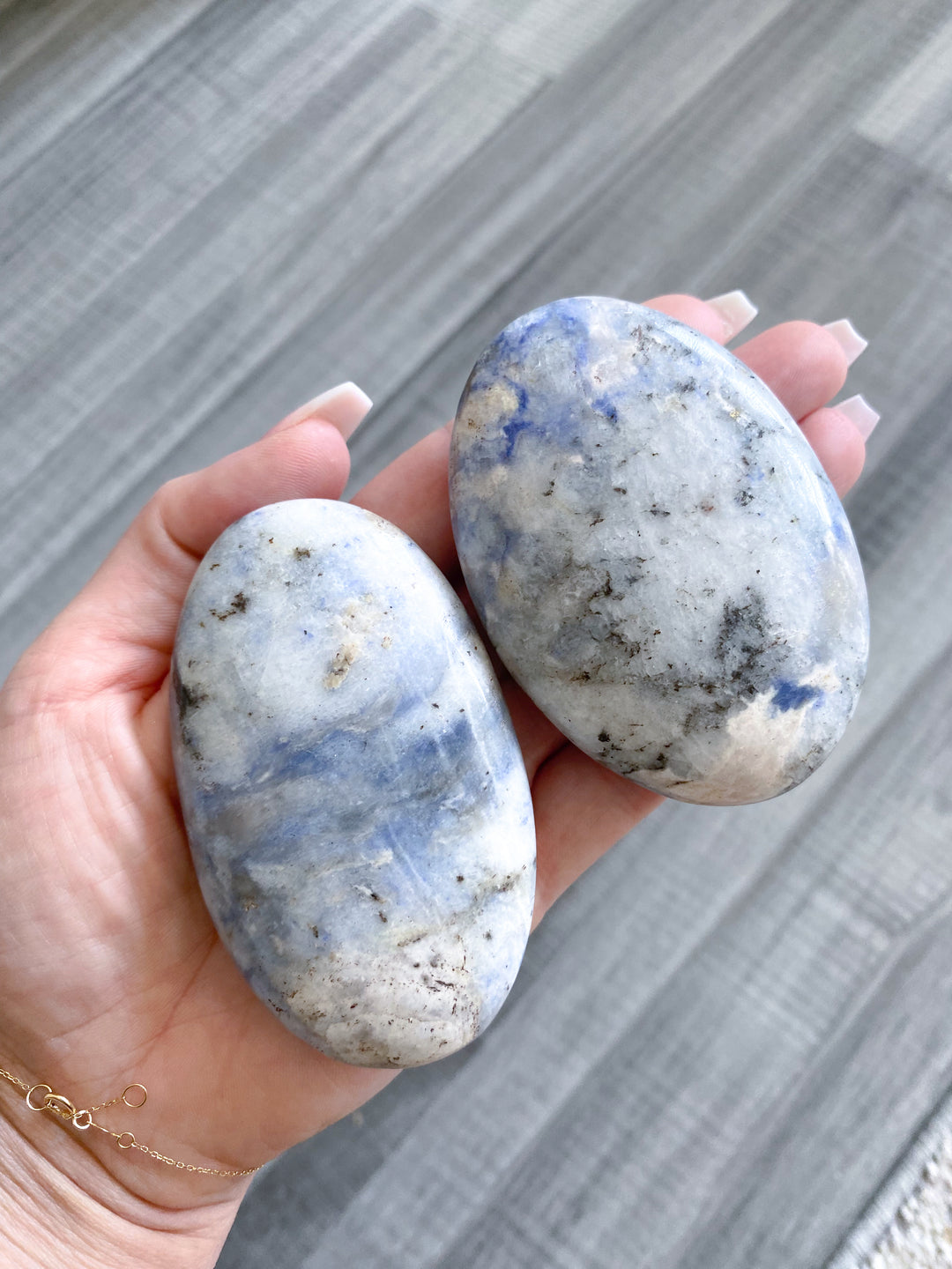 B Quality Afghanite Palm Stone