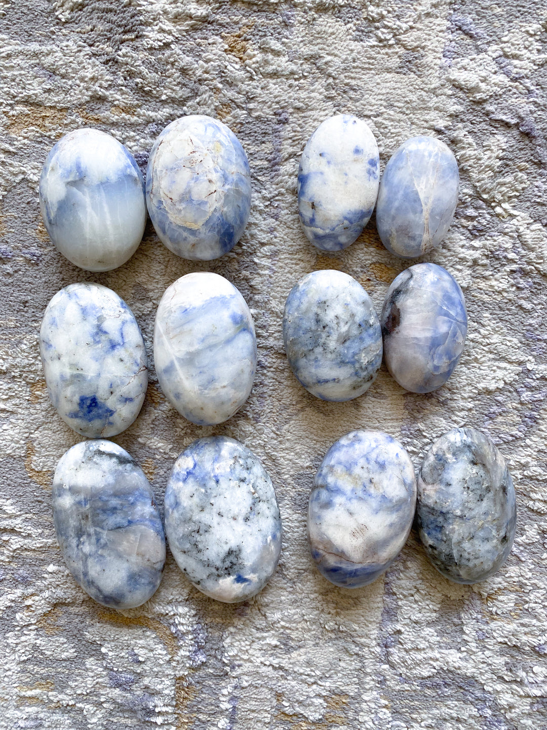 B Quality Afghanite Palm Stone