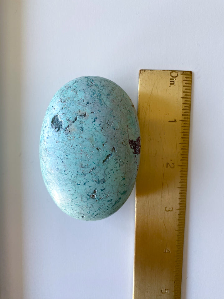 Blue Turquoise Palm Stone #4