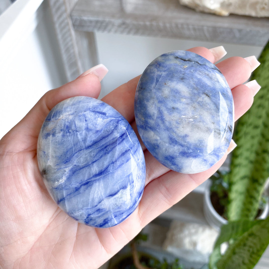 High Quality Afghanite Palm Stone