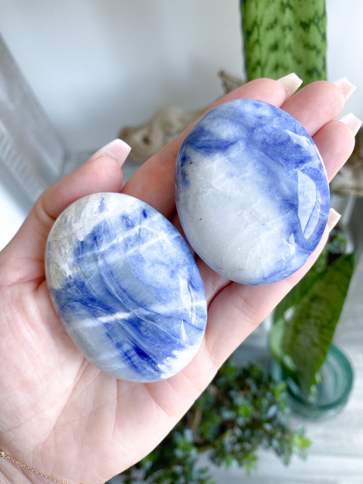 High Quality Afghanite Palm Stone
