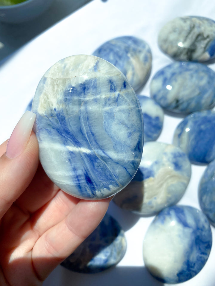 High Quality Afghanite Palm Stone
