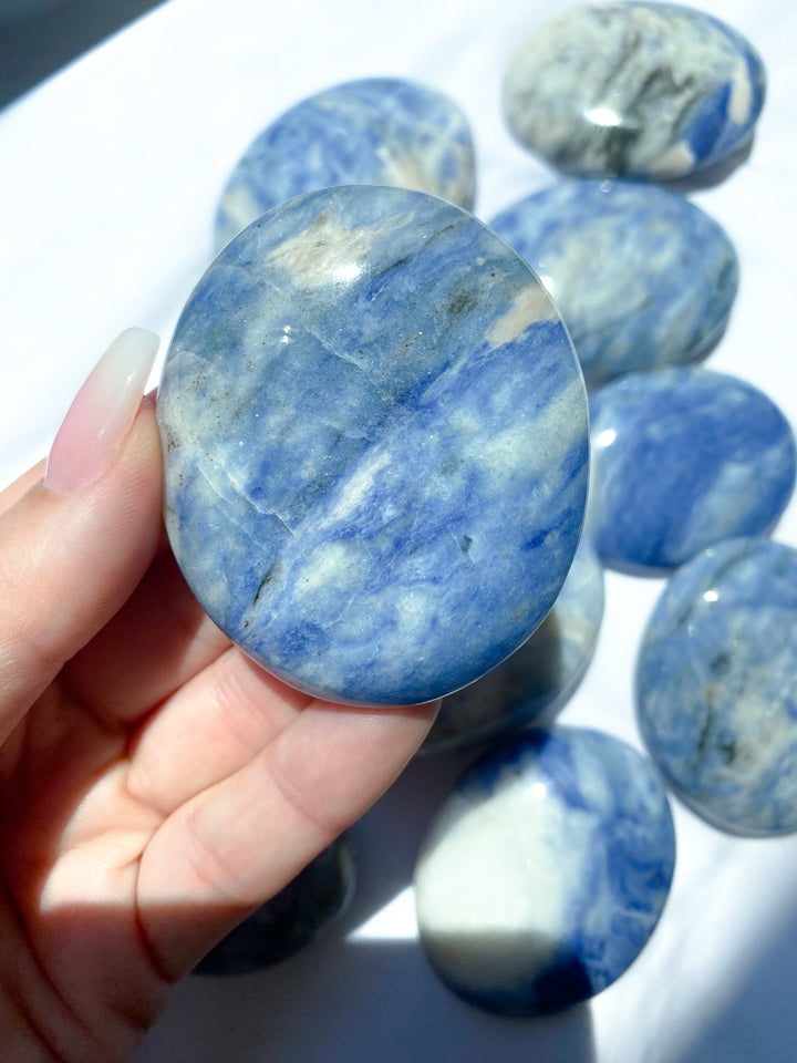 High Quality Afghanite Palm Stone