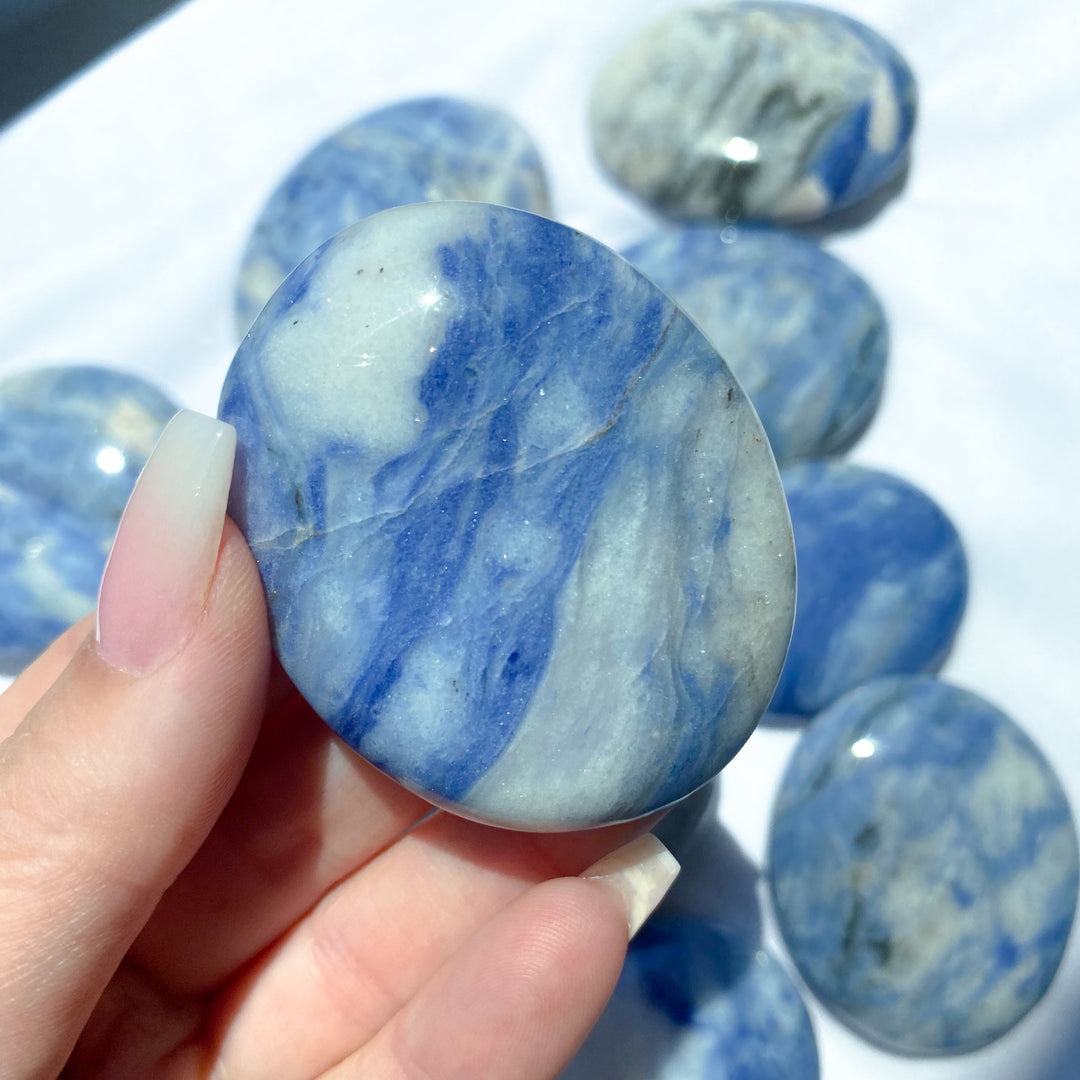 High Quality Afghanite Palm Stone