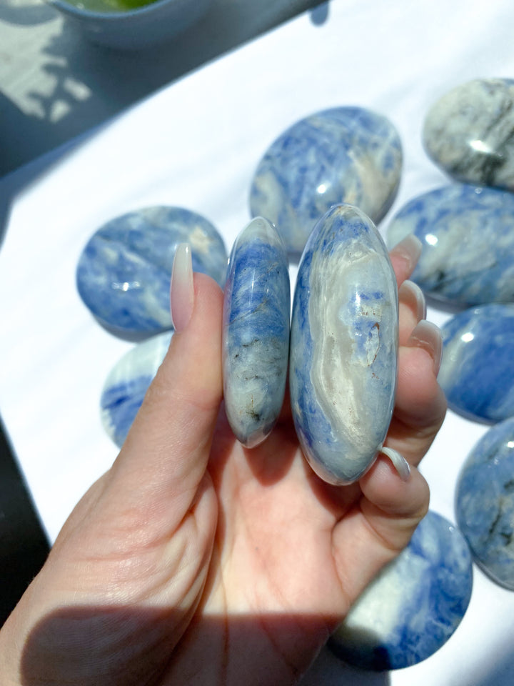High Quality Afghanite Palm Stone