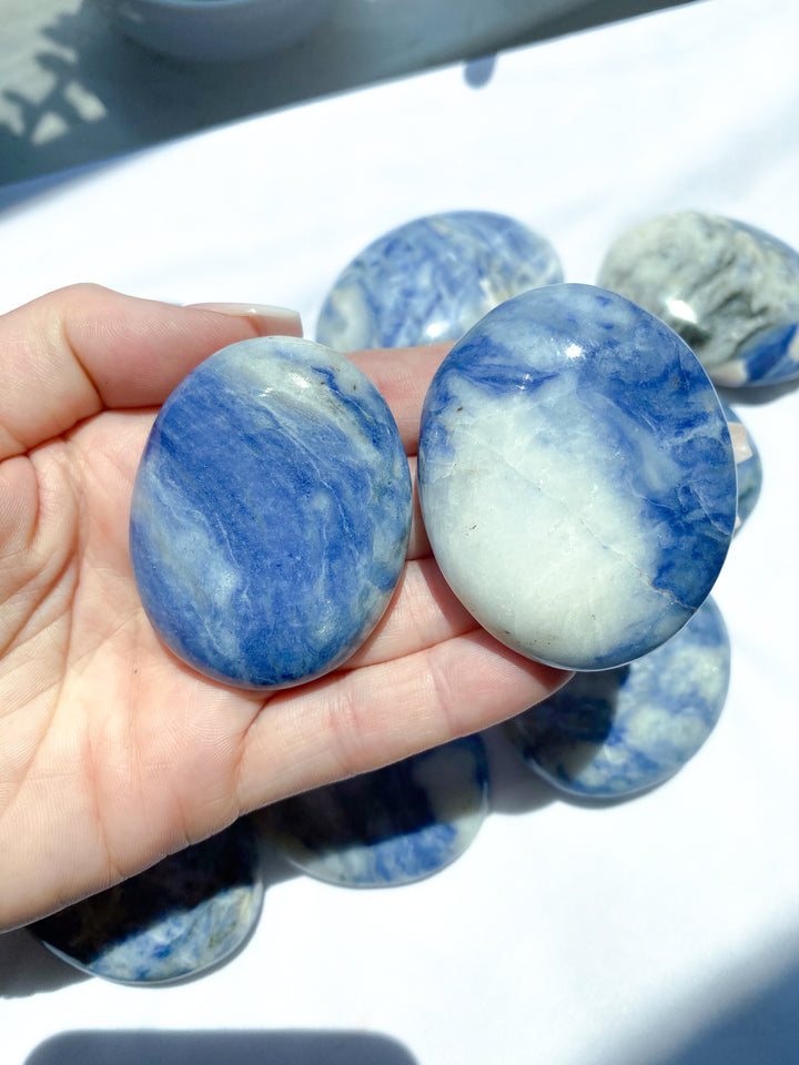 High Quality Afghanite Palm Stone