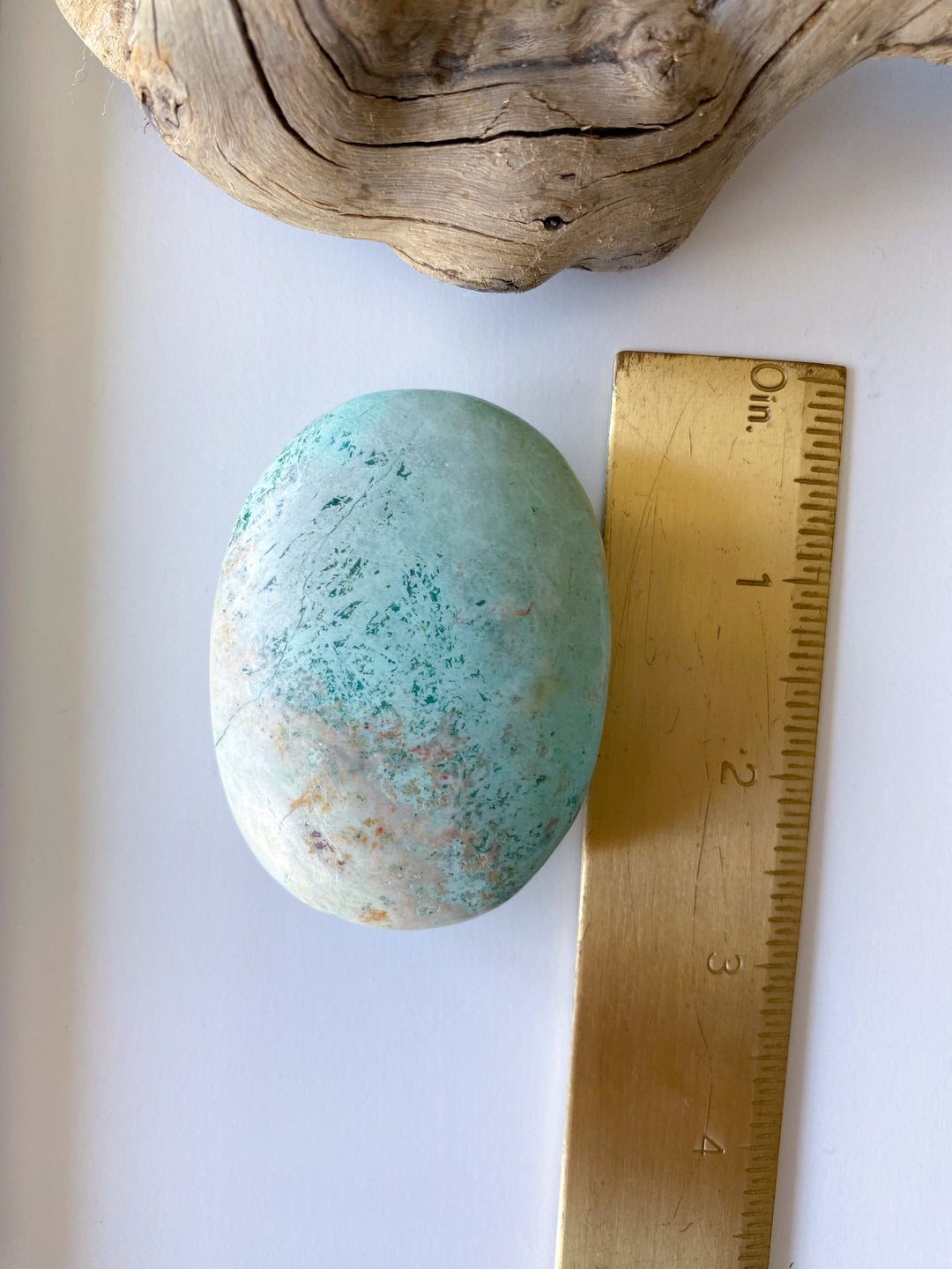 Baby Blue Turquoise Palm Stone
