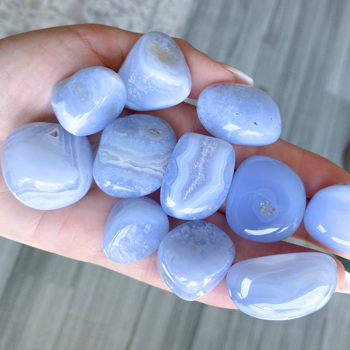 Blue Lace Agate Large Tumble