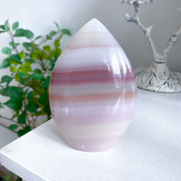Pink Banded Onyx Flame 