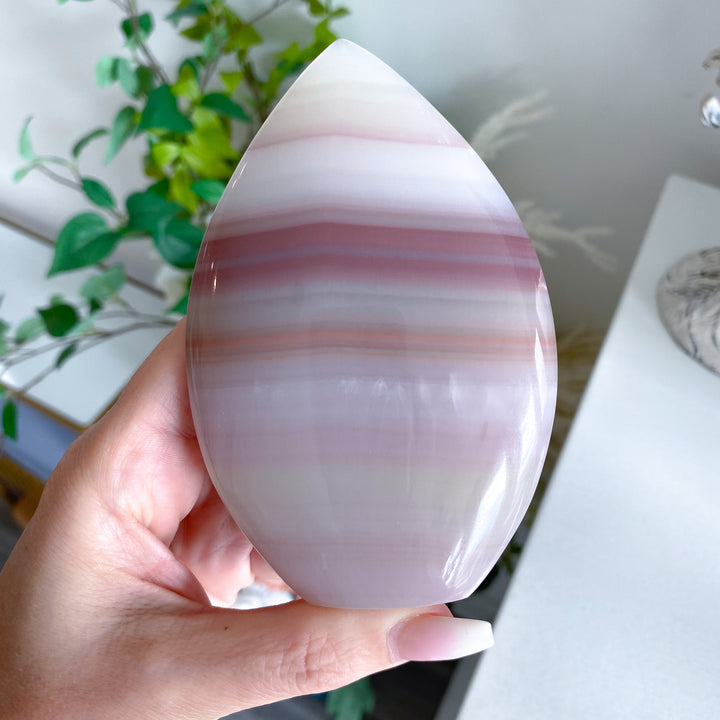 Pink Banded Onyx Flame 