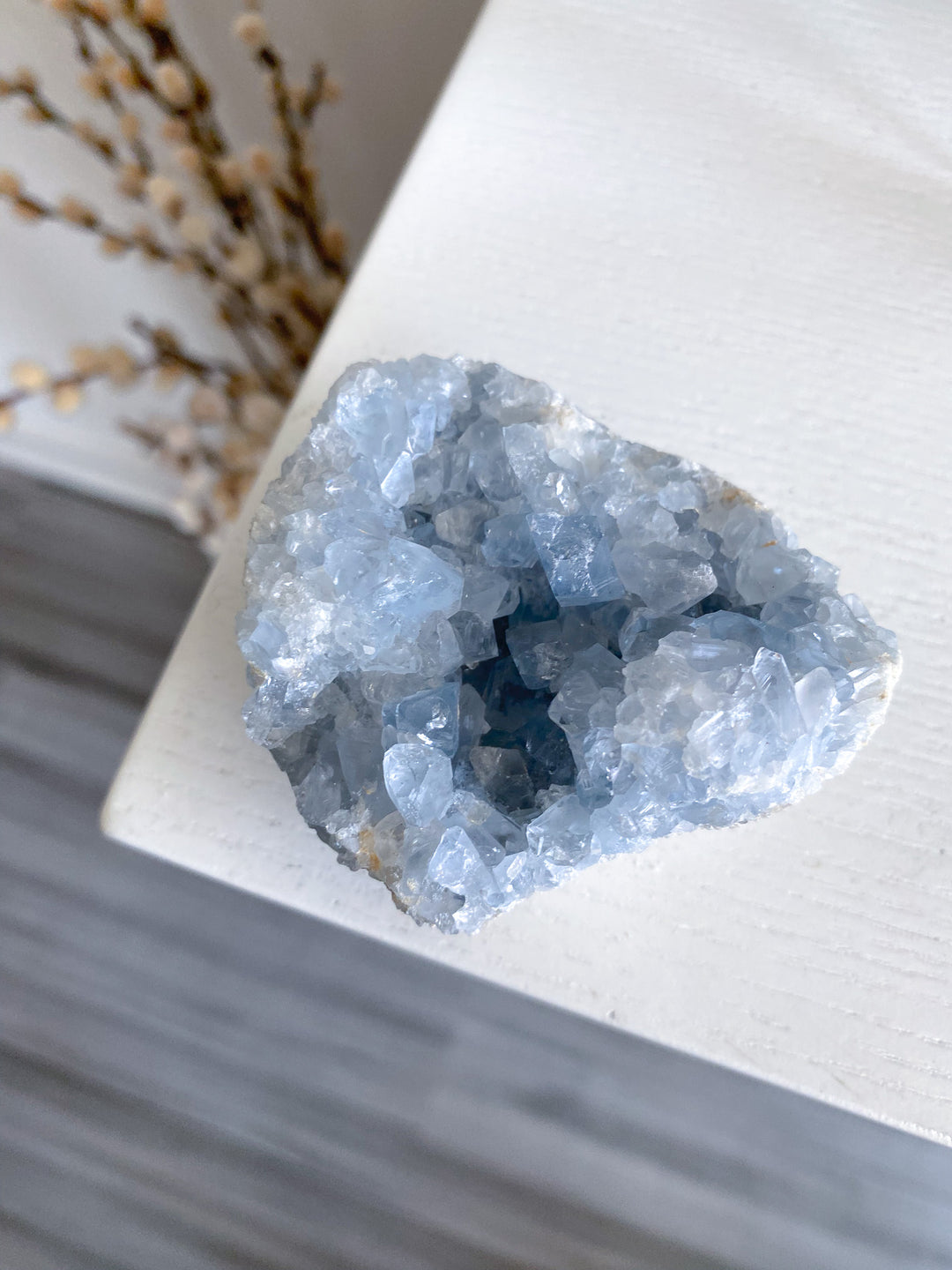 Celestite Cluster Chunk Geode 