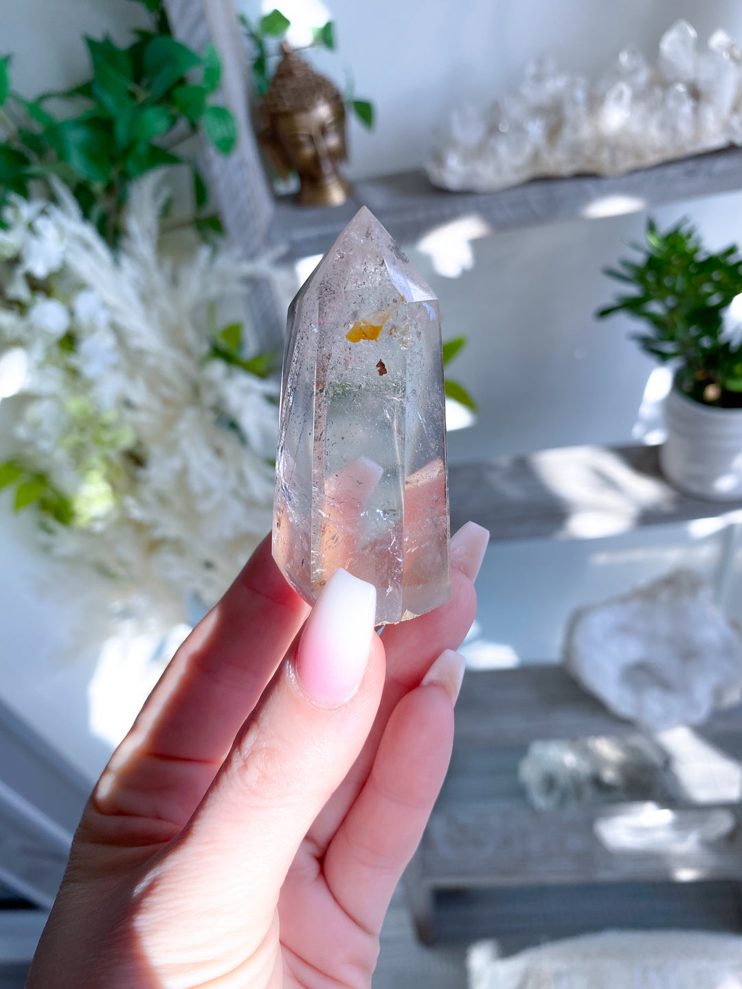 Garden Quartz Point 2" - Get Exact Piece