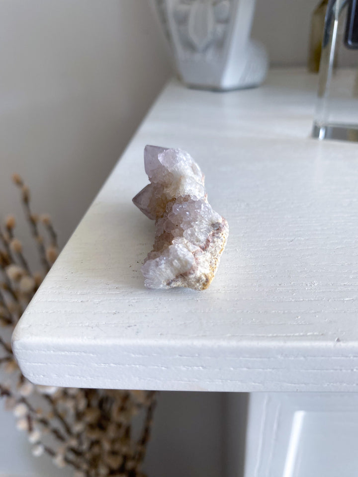 Mountain Range Spirit Quartz Cluster 