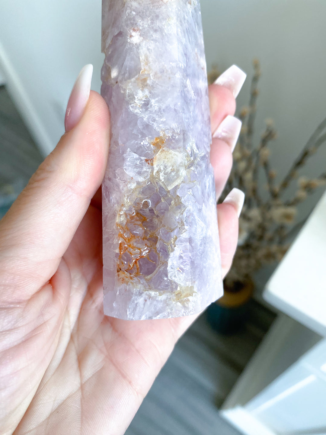 You Choose Amethyst & Flower Agate Tower