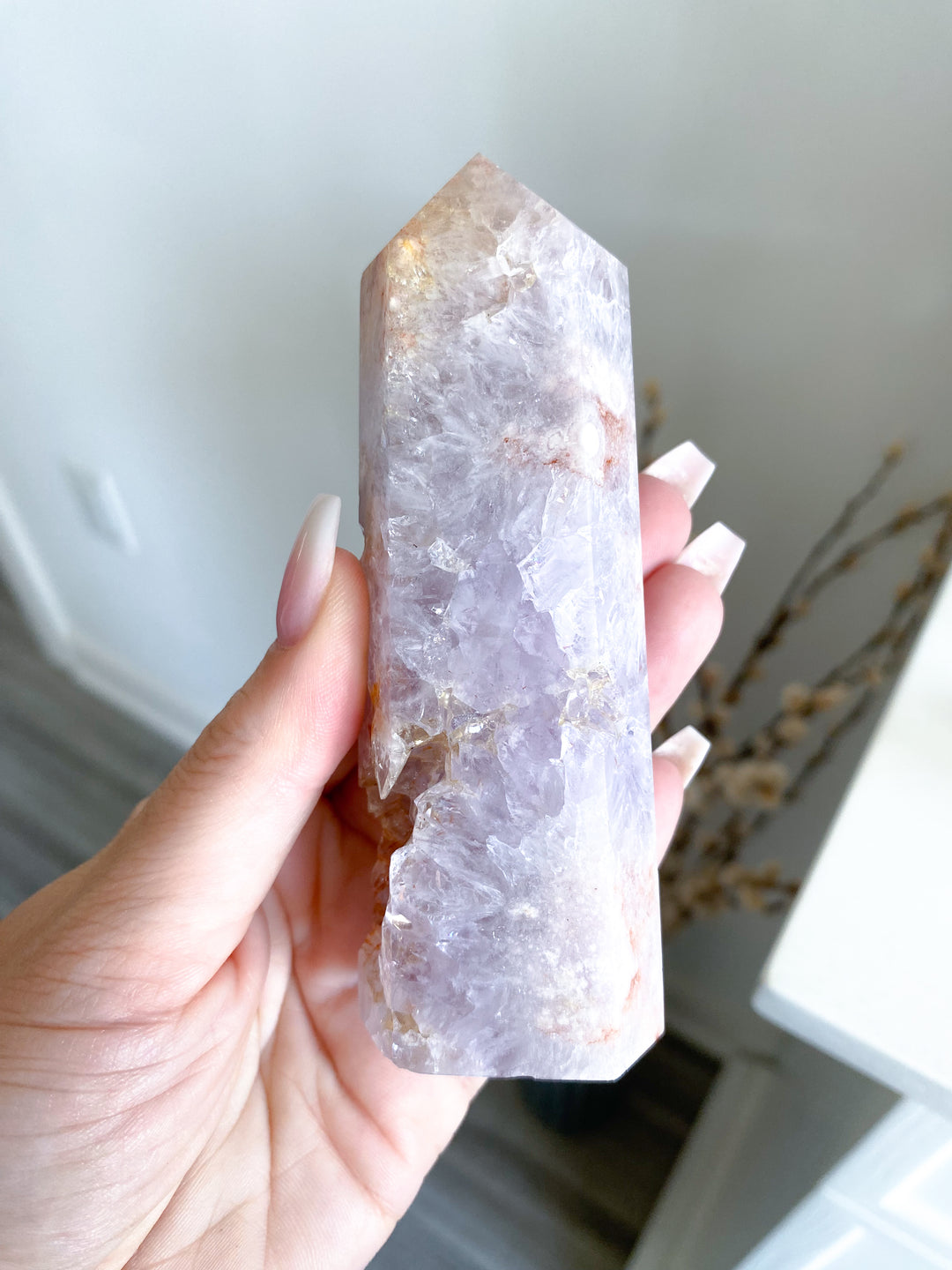 You Choose Amethyst & Flower Agate Tower