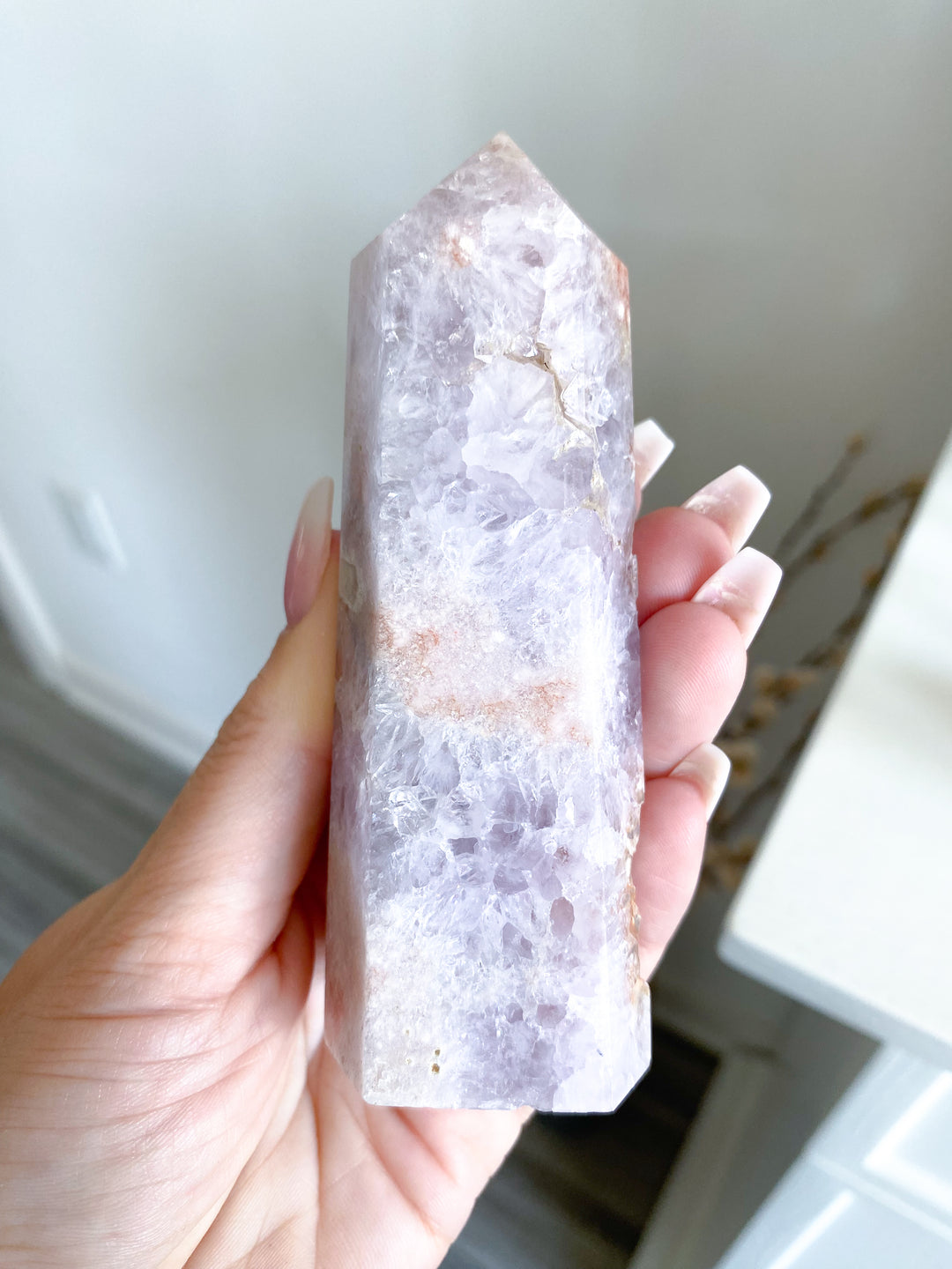 You Choose Amethyst & Flower Agate Tower