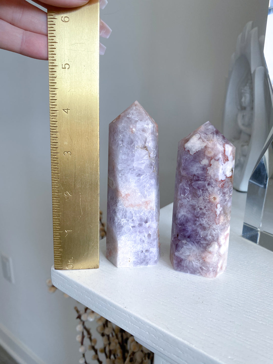 You Choose Amethyst & Flower Agate Tower