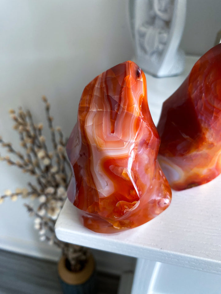 Large, Unique Carnelian Flame 1lb