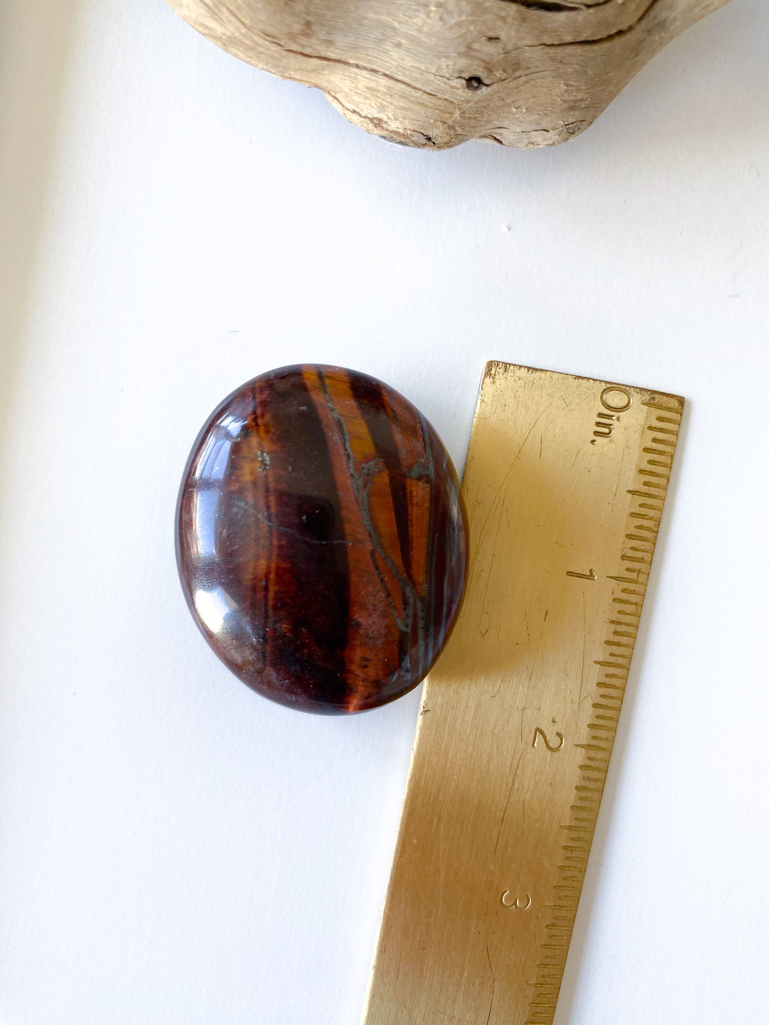 Red Tiger Eye Palm Stone