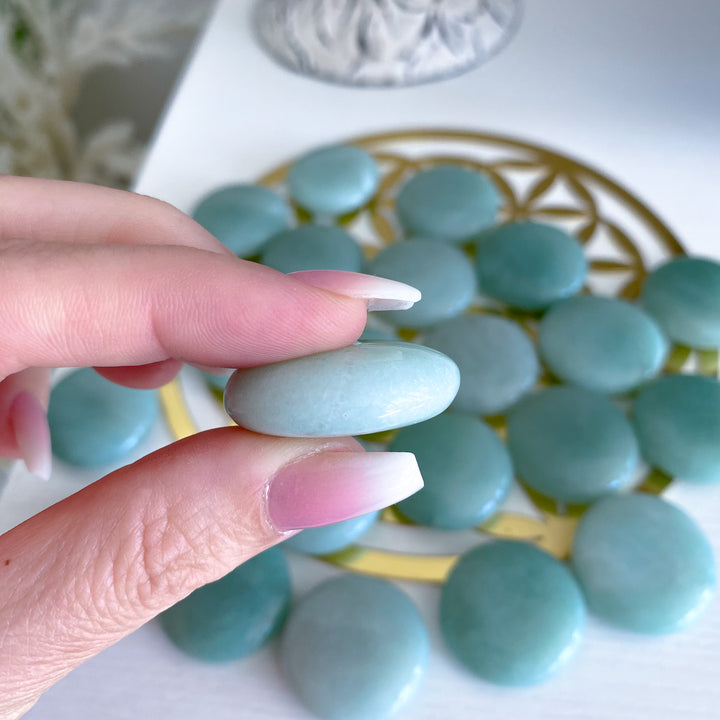 Green Aventurine Coin - Money Attractor