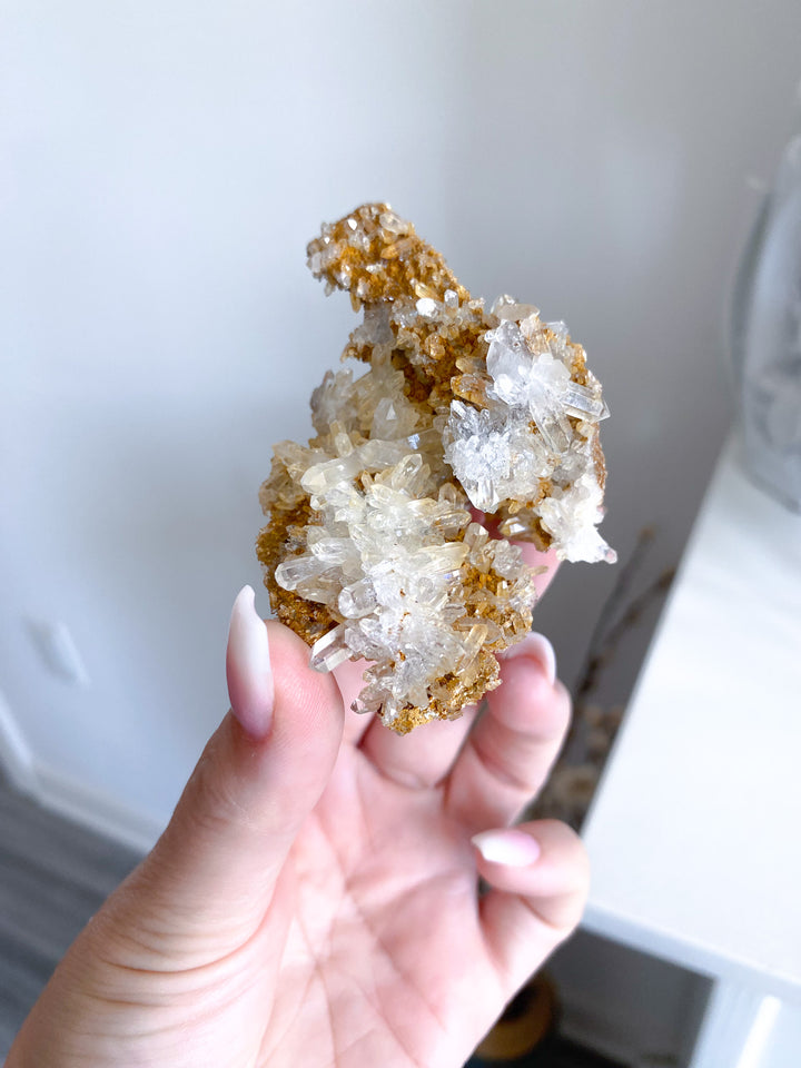 Quartz with Siderite Cluster w/ Tavern Door 