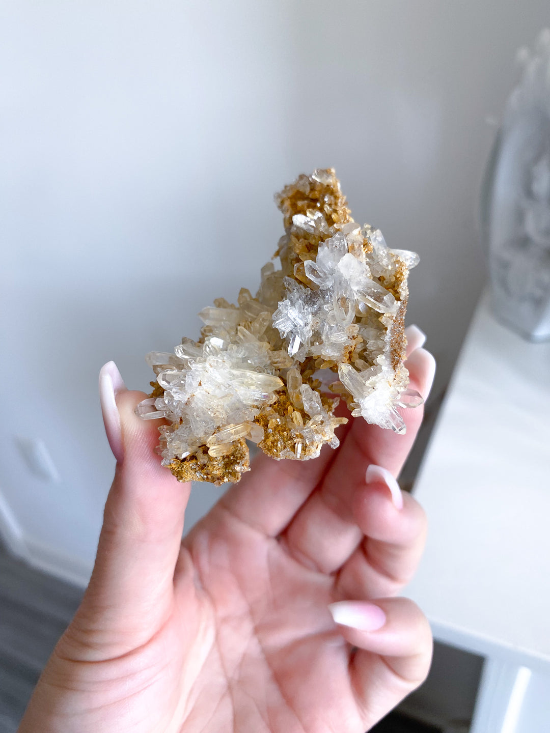 Quartz with Siderite Cluster w/ Tavern Door 