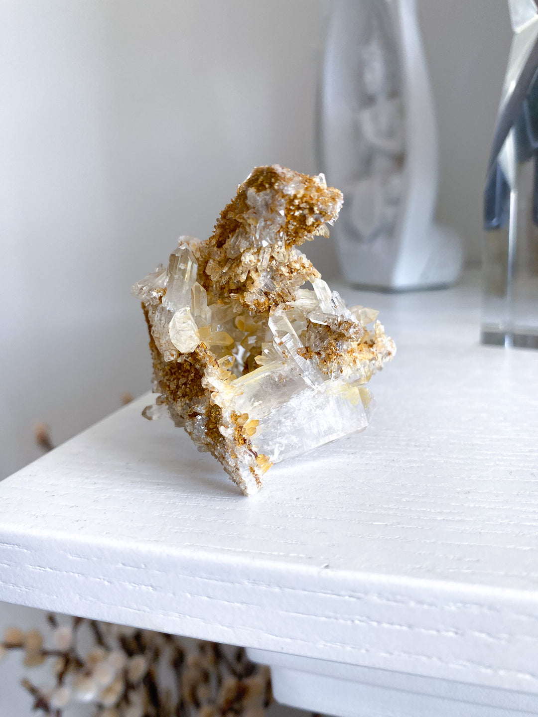 Quartz with Siderite Cluster w/ Tavern Door 
