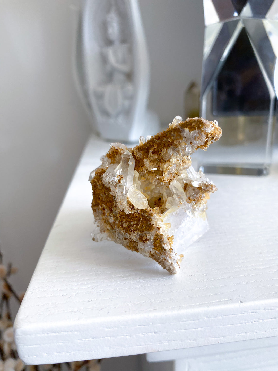 Quartz with Siderite Cluster w/ Tavern Door 