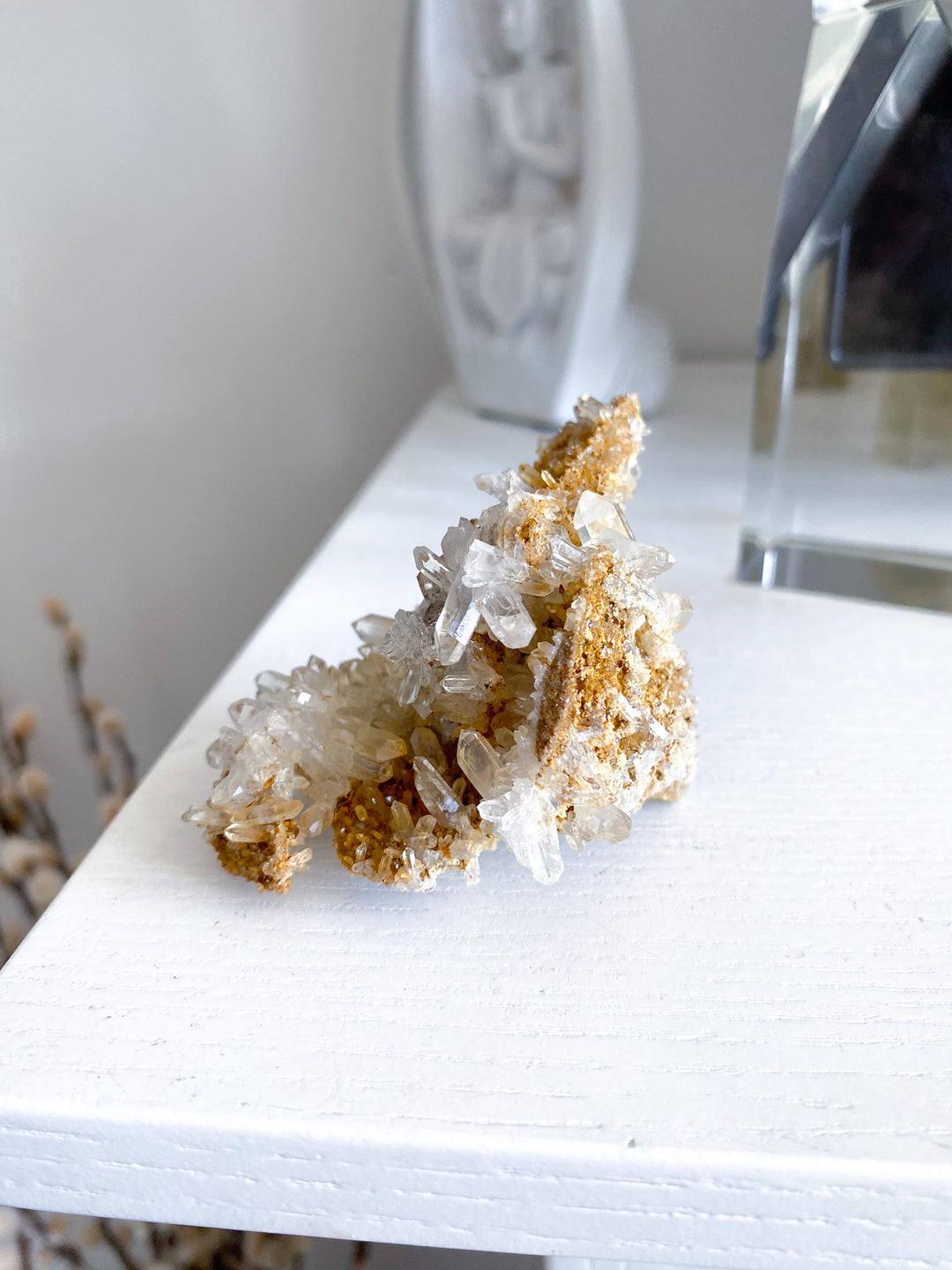 Quartz with Siderite Cluster w/ Tavern Door 