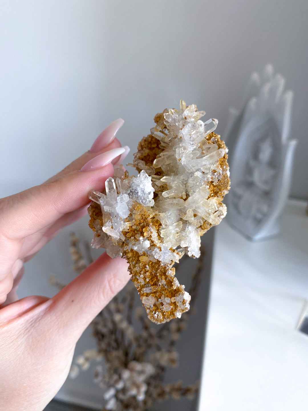 Quartz with Siderite Cluster w/ Tavern Door 