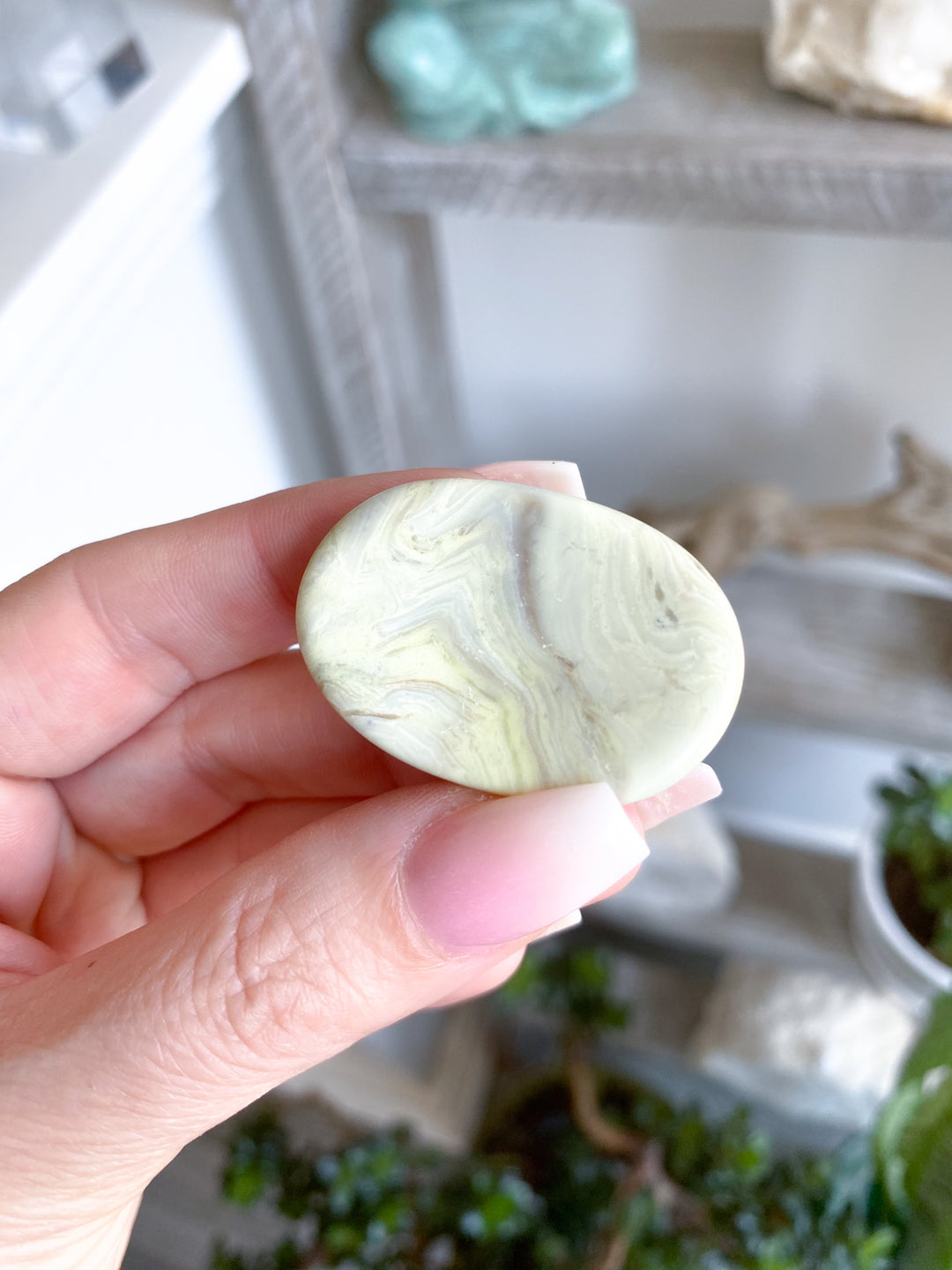Serpentine Worry Stone