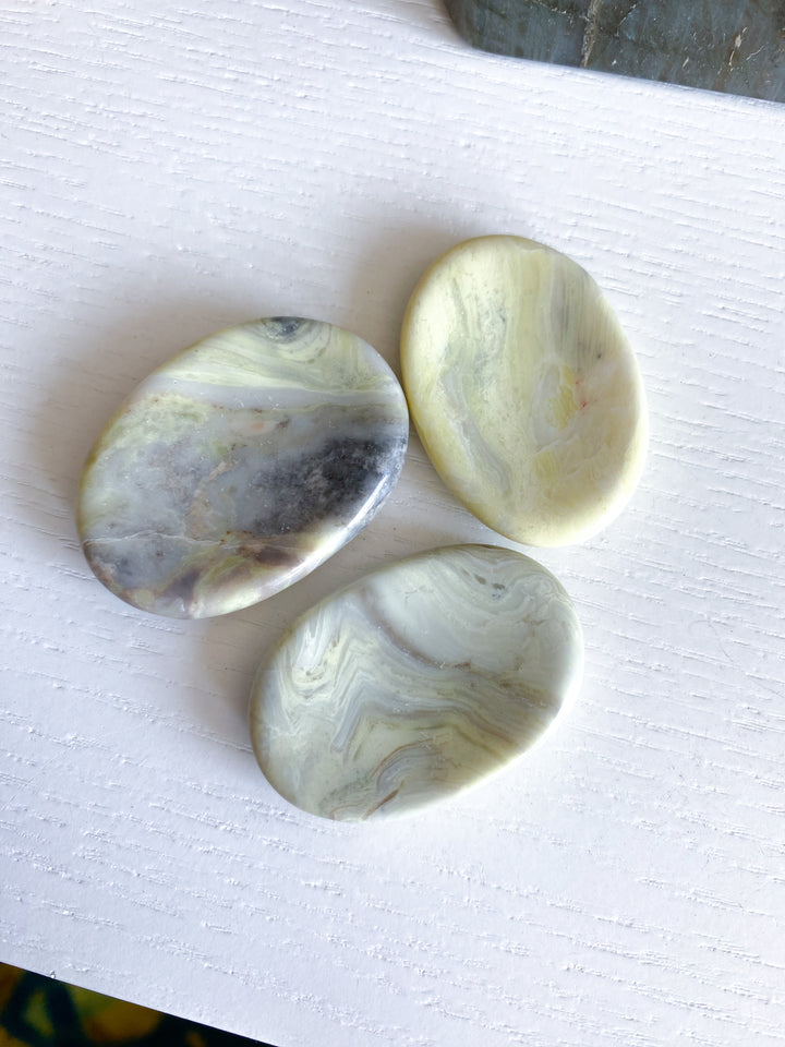 Serpentine Worry Stone