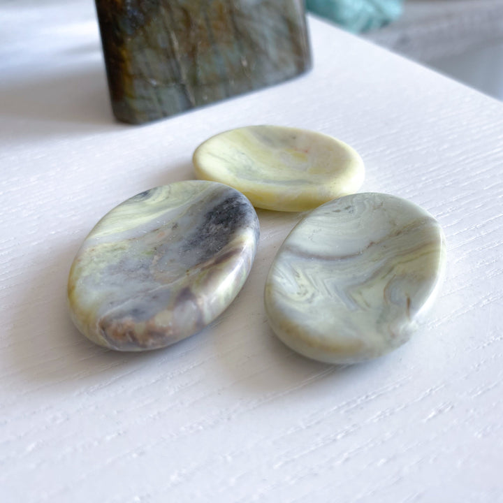 Serpentine Worry Stone