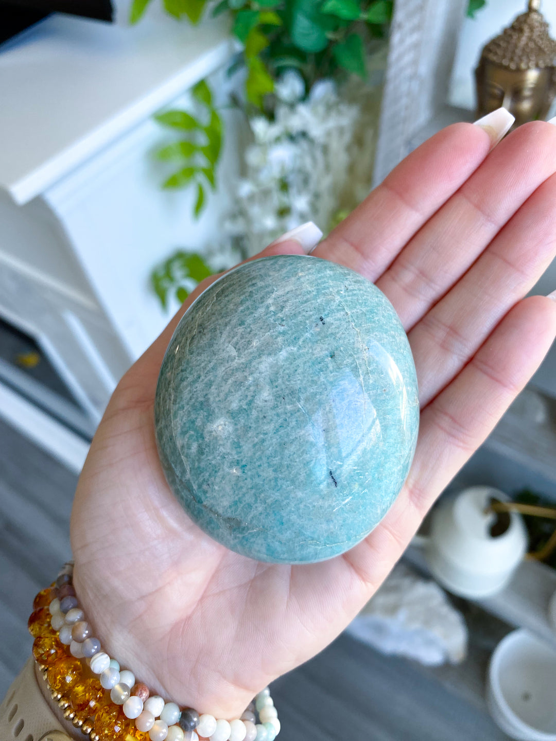 XL Amazonite Palm #4