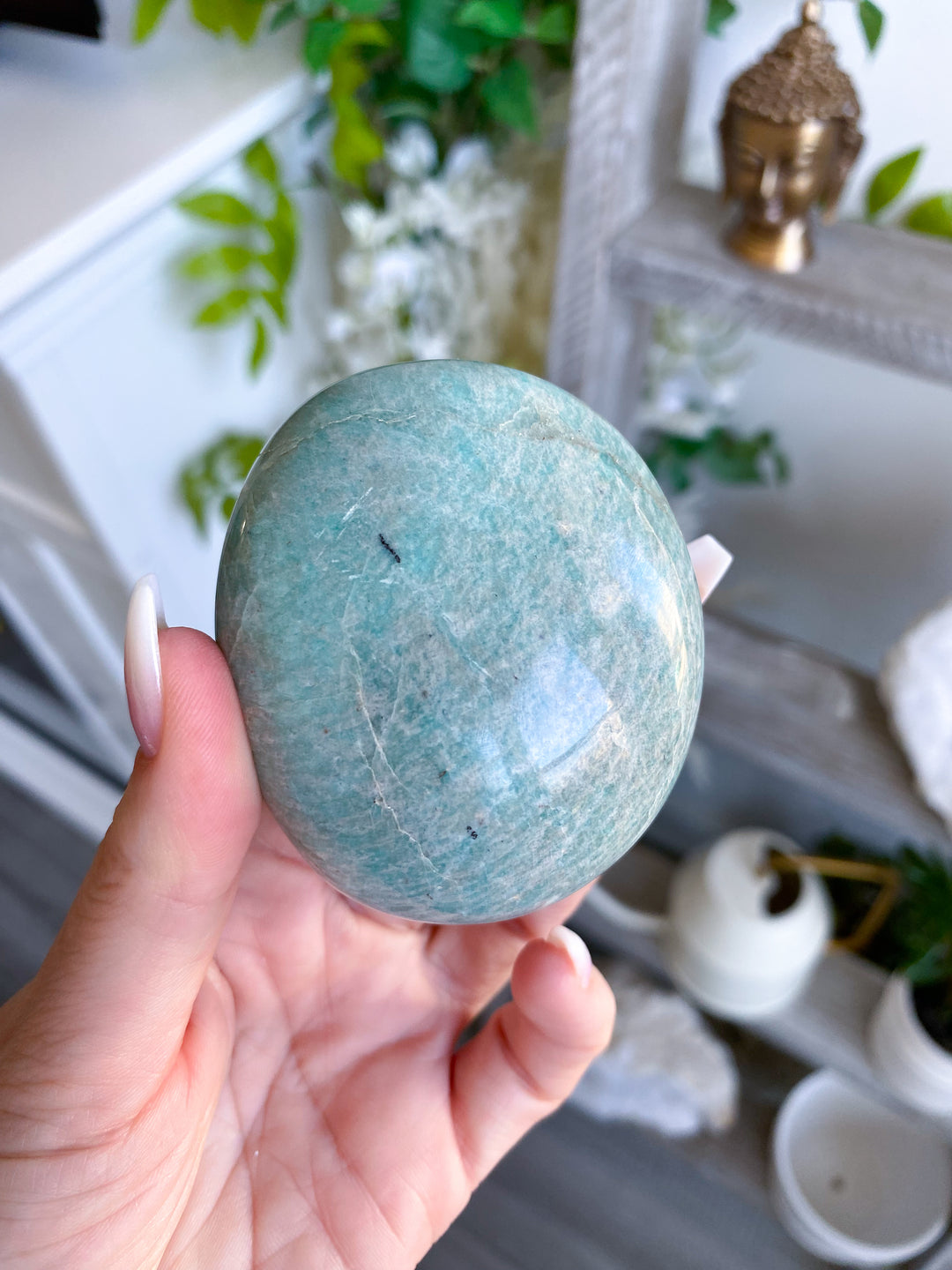XL Amazonite Palm #4