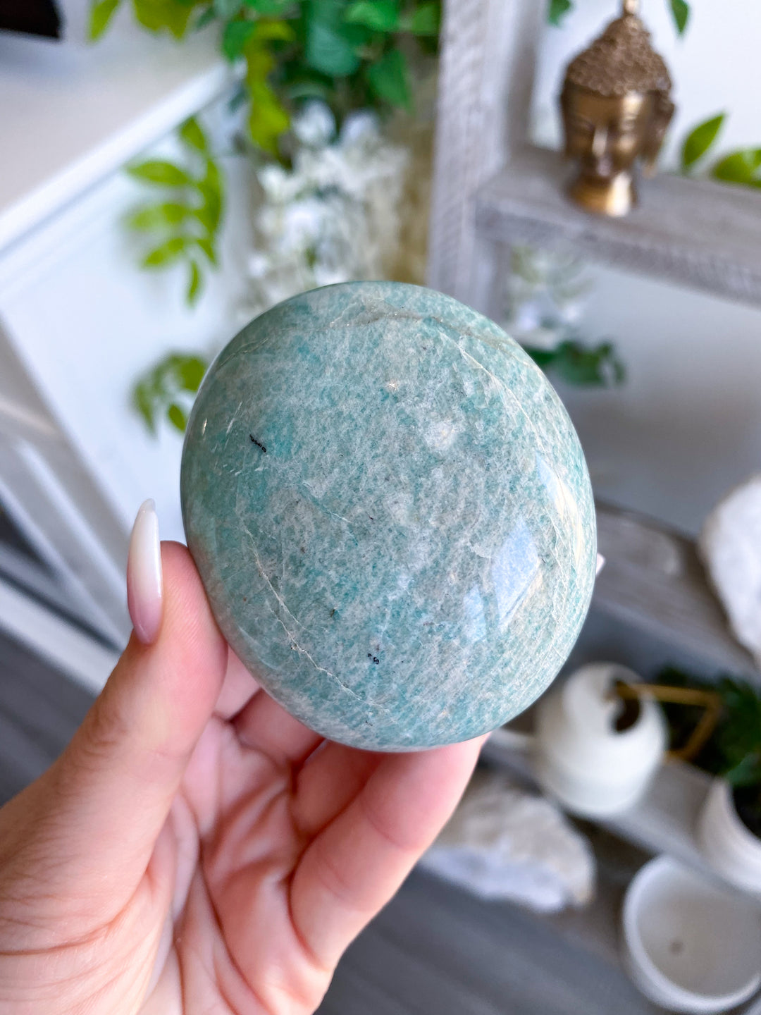 XL Amazonite Palm #4