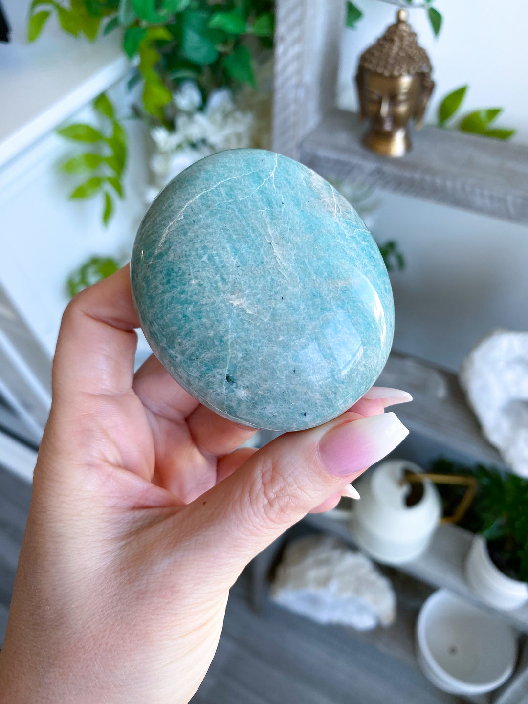 XL Amazonite Palm #4