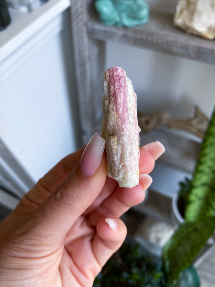 Small Raw Pink Tourmaline Piece 