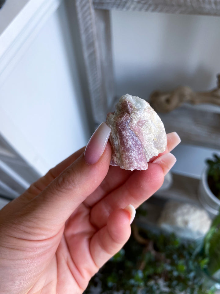 Small Raw Pink Tourmaline Piece 