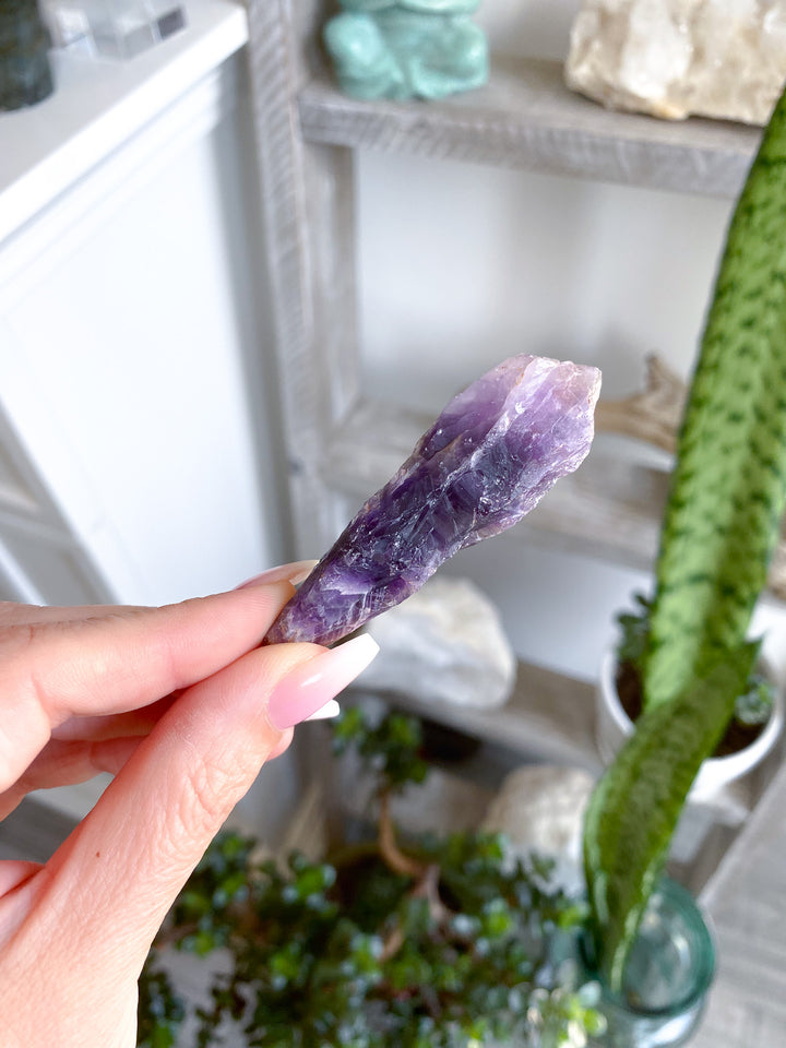 Raw Amethyst Wand 