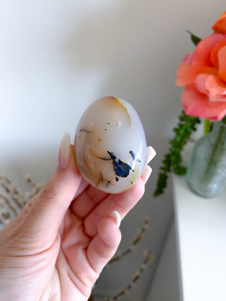 Dendritic Agate Pebble Stone - Get Exact Item