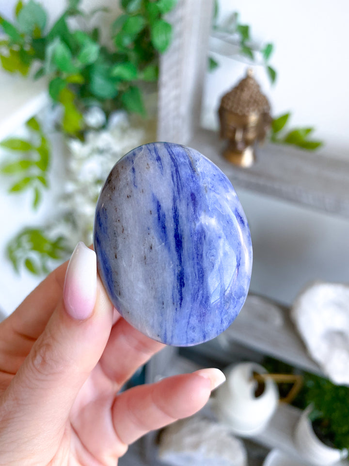 Small, Beautiful Afghanite Palm Stone