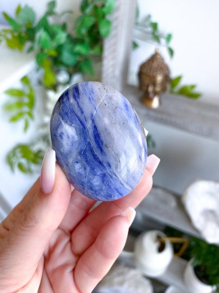 Small, Beautiful Afghanite Palm Stone