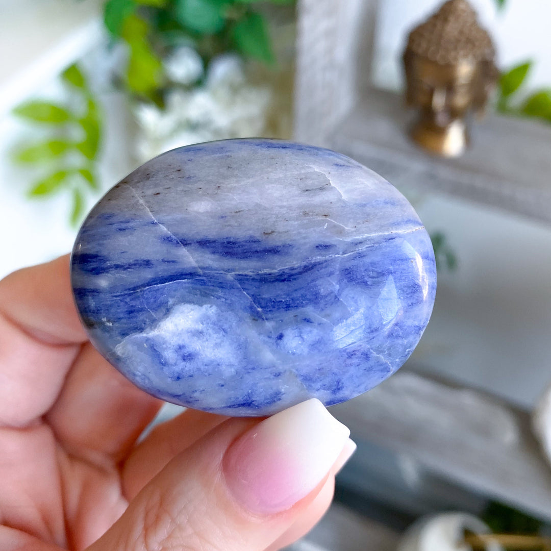 Small, Beautiful Afghanite Palm Stone